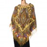PAVLOVO POSAD RUSSIAN SHAWL 125x125 cm 49x49" 100% Wool Scarf Wrap 1683-52