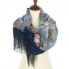 PAVLOVO POSAD RUSSIAN SHAWL 89x89 cm 35x35 inches 100% Wool Scarf Silk Fringe Wrap 1540-14