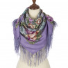 PAVLOVO POSAD RUSSIAN SHAWL 89x89 cm 35x35 inches 100% Wool Scarf Wrap 1661-15