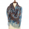 PAVLOVO POSAD RUSSIAN SHAWL 125x125 cm 49x49" 100% Wool Scarf Wrap 1683-63