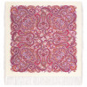 PAVLOVO POSAD RUSSIAN SHAWL 89x89 cm 35x35 inches 100% Wool Scarf Silk Fringe Wrap 2043-0