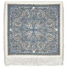 PAVLOVO POSAD RUSSIAN SHAWL 89x89 cm 35x35 inches 100% Wool Scarf Silk Fringe Wrap 529-5
