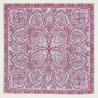 PAVLOVO POSAD RUSSIAN SHAWL 89x89 cm 35x35 inches 100% Wool Scarf Silk Fringe Wrap 529-7