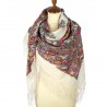 PAVLOVO POSAD RUSSIAN SHAWL 125x125 cm 49x49" 100% Wool Scarf Wrap 1720-2