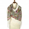 PAVLOVO POSAD RUSSIAN SHAWL 125x125 cm 49x49" 100% Wool Scarf Wrap 1720-3