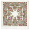 PAVLOVO POSAD RUSSIAN SHAWL 125x125 cm 49x49" 100% Wool Scarf Wrap 1720-3