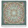 PAVLOVO POSAD RUSSIAN SHAWL 125x125 cm 49x49" 100% Wool Scarf Wrap 1775-12