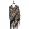 Collectible Exclusive ORIGINAL PAVLOVO POSAD RUSSIAN SHAWL 148x148 cm 58x58" 100% Wool Scarf Wrap 391-13
