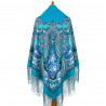 Collectible Exclusive ORIGINAL PAVLOVO POSAD RUSSIAN SHAWL 148x148 cm 58x58" 100% Wool Scarf Wrap 391-12
