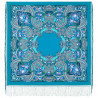Collectible Exclusive ORIGINAL PAVLOVO POSAD RUSSIAN SHAWL 148x148 cm 58x58" 100% Wool Scarf Wrap 391-12