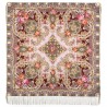 PAVLOVO POSAD RUSSIAN SHAWL 125x125 cm 49x49" 100% Wool Scarf Wrap 1782-53