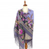 Collectible Exclusive ORIGINAL PAVLOVO POSAD RUSSIAN SHAWL 148x148 cm 58x58" 100% Wool Scarf Wrap 1973-1