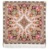 PAVLOVO POSAD RUSSIAN SHAWL 125x125 cm 49x49" 100% Wool Scarf Wrap 1782-53