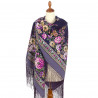 Collectible Exclusive ORIGINAL PAVLOVO POSAD RUSSIAN SHAWL 148x148 cm 58x58" 100% Wool Scarf Wrap 1973-15