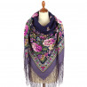 Collectible Exclusive ORIGINAL PAVLOVO POSAD RUSSIAN SHAWL 148x148 cm 58x58" 100% Wool Scarf Wrap 1973-15