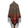 Collectible Exclusive ORIGINAL PAVLOVO POSAD RUSSIAN SHAWL 148x148 cm 58x58" 100% Wool Scarf Wrap 1976-14