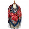 Collectible Exclusive ORIGINAL PAVLOVO POSAD RUSSIAN SHAWL 148x148 cm 58x58" 100% Wool Scarf Wrap 1977-14