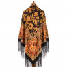 Collectible Exclusive ORIGINAL PAVLOVO POSAD RUSSIAN SHAWL 148x148 cm 58x58" 100% Wool Scarf Wrap 1977-19