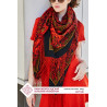 Collectible Exclusive ORIGINAL PAVLOVO POSAD RUSSIAN SHAWL 148x148 cm 58x58" 100% Wool Scarf Wrap 1977-68