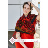 Collectible Exclusive ORIGINAL PAVLOVO POSAD RUSSIAN SHAWL 148x148 cm 58x58" 100% Wool Scarf Wrap 1977-68