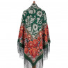Collectible Exclusive ORIGINAL PAVLOVO POSAD RUSSIAN SHAWL 148x148 cm 58x58" 100% Wool Scarf Wrap 1977-9