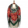 Collectible Exclusive ORIGINAL PAVLOVO POSAD RUSSIAN SHAWL 148x148 cm 58x58" 100% Wool Scarf Wrap 1977-9