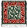 Collectible Exclusive ORIGINAL PAVLOVO POSAD RUSSIAN SHAWL 148x148 cm 58x58" 100% Wool Scarf Wrap 1977-9