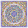 PAVLOVO POSAD RUSSIAN SUMMER SHAWL 100% COTTON BANDANA 76x76 cm SCARF 786-15