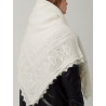 Orenburg Downy Shawl Original Russian Church Scarf Goat Down Square Wedding Wrap Cover Up Winter Shawl