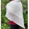 Orenburg Downy Shawl Original Russian Church Scarf Goat Down Square Wedding Wrap Cover Up Winter Shawl