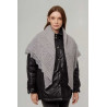 Orenburg Downy Shawl Original Russian Church Scarf Goat Down Square Wedding Wrap Cover Up Winter Shawl Grey