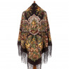 PAVLOVO POSAD RUSSIAN SHAWL 148x148 cm 58x58" 100% Wool Scarf Wrap 258-17