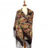 PAVLOVO POSAD RUSSIAN SHAWL 148x148 cm 58x58" 100% Wool Scarf Wrap 258-17