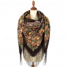 PAVLOVO POSAD RUSSIAN SHAWL 148x148 cm 58x58" 100% Wool Scarf Wrap 258-17