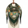 PAVLOVO POSAD RUSSIAN SHAWL 125x125 cm 49x49" 100% Wool Scarf Wrap 1824-9