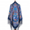 PAVLOVO POSAD RUSSIAN SHAWL 148x148 cm 58x58" 100% Wool Scarf Wrap 371-14