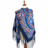 PAVLOVO POSAD RUSSIAN SHAWL 148x148 cm 58x58" 100% Wool Scarf Wrap 371-14