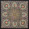 PAVLOVO POSAD RUSSIAN SHAWL 148x148 cm 58x58" 100% Wool Scarf Wrap 390-18