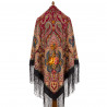 PAVLOVO POSAD RUSSIAN SHAWL 148x148 cm 58x58" 100% Wool Scarf Wrap 390-20
