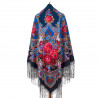 PAVLOVO POSAD RUSSIAN SHAWL 148x148 cm 58x58" 100% Wool Scarf Wrap 708-14