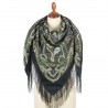 PAVLOVO POSAD RUSSIAN SHAWL 125x125 cm 49x49" 100% Wool Scarf Wrap 1826-12