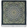 PAVLOVO POSAD RUSSIAN SHAWL 125x125 cm 49x49" 100% Wool Scarf Wrap 1826-12