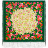 PAVLOVO POSAD RUSSIAN SHAWL 148x148 cm 58x58" 100% Wool Scarf Wrap 1210-30
