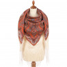 PAVLOVO POSAD RUSSIAN SHAWL 148x148 cm 58x58" 100% Wool Scarf Wrap 1292-0