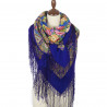 PAVLOVO POSAD RUSSIAN SHAWL 148x148 cm 58x58" 100% Wool Scarf Wrap 1465-13