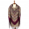 PAVLOVO POSAD RUSSIAN SHAWL 148x148 cm 58x58" 100% Wool Scarf Wrap 1857-15