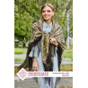 PAVLOVO POSAD RUSSIAN SHAWL 148x148 cm 58x58" 100% Wool Scarf Wrap 1857-16