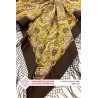 PAVLOVO POSAD RUSSIAN SHAWL 148x148 cm 58x58" 100% Wool Scarf Wrap 1857-16