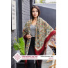 PAVLOVO POSAD RUSSIAN SHAWL 148x148 cm 58x58" 100% Wool Scarf Wrap 1857-6