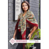 PAVLOVO POSAD RUSSIAN SHAWL 148x148 cm 58x58" 100% Wool Scarf Wrap 1857-6